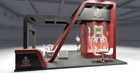 An illustration of a Shibnobi booth