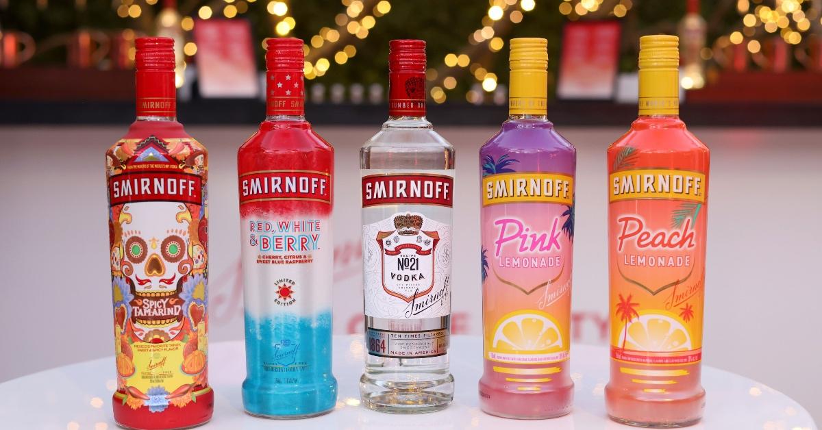 Smirnoff bottles