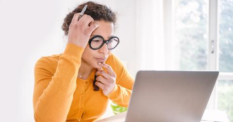 A woman claiming gas on her taxes
