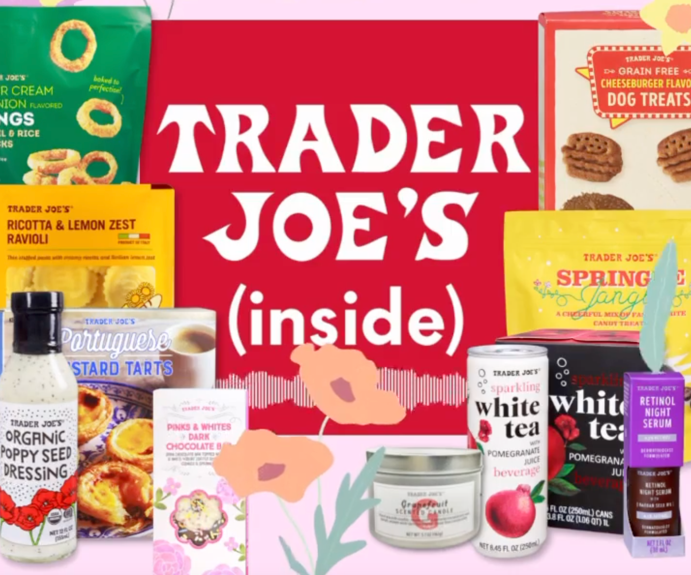 Trader Joe's product collage