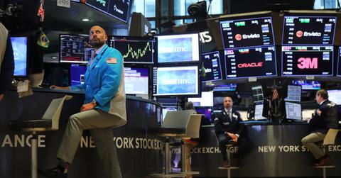 Trader looking at stocks