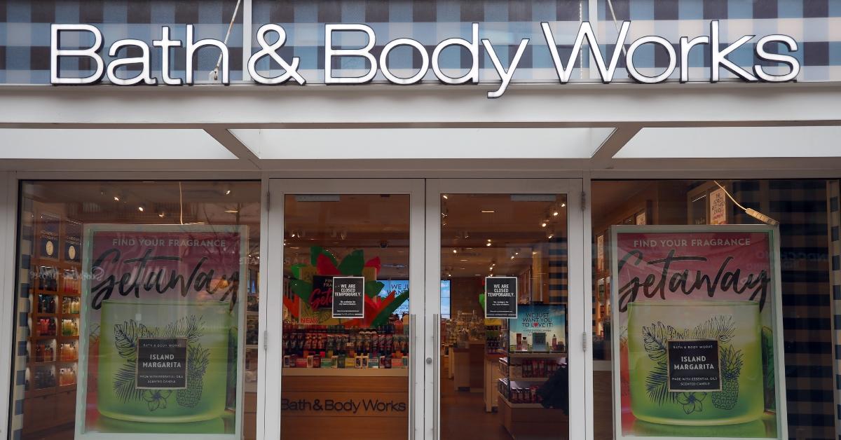 Bath & Body Works storefront 