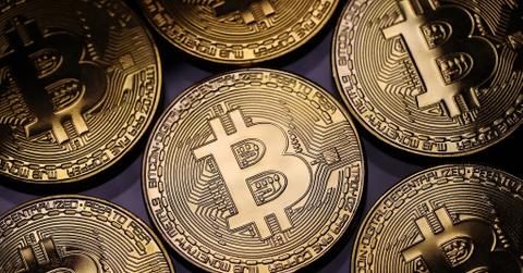 Bitcoin Tokens Beside Eachother