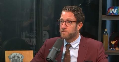 Dave Portnoy speaking into microphone