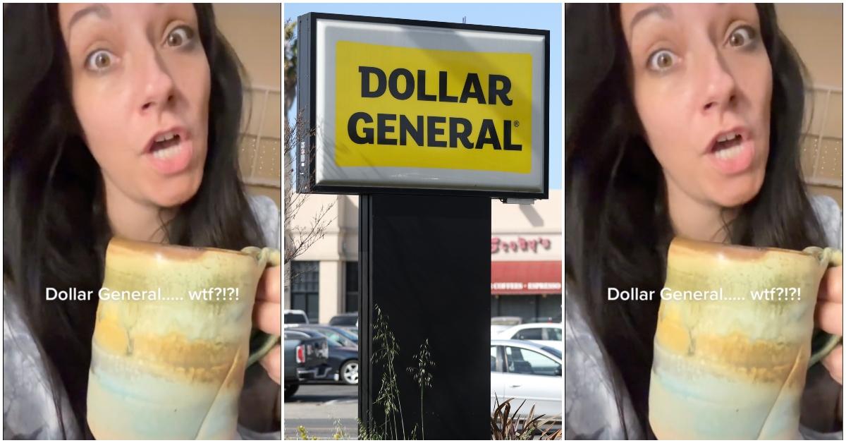 dollar general logo and TikTok video