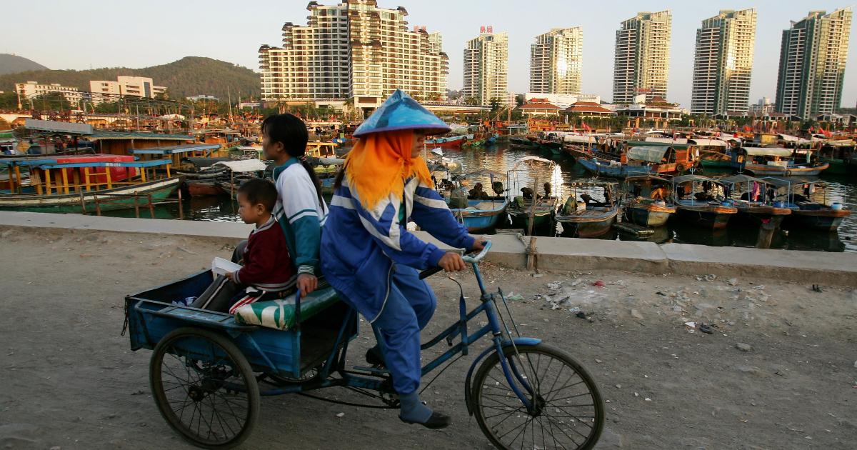 Newly constructed buildings in China