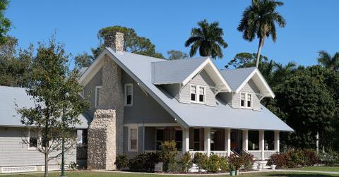 Brown and white concrete house