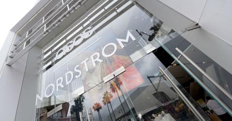 An exterior view of a Nordstrom store