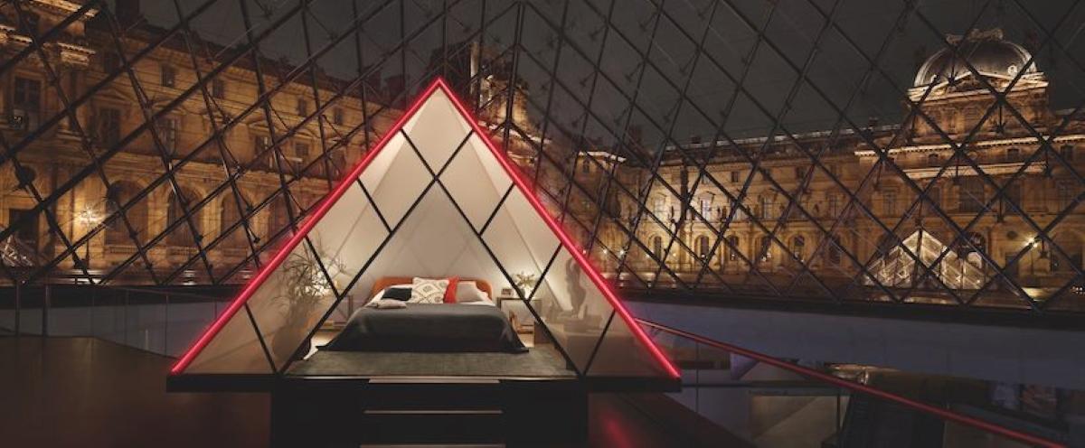 Airbnb space at Le Louvre