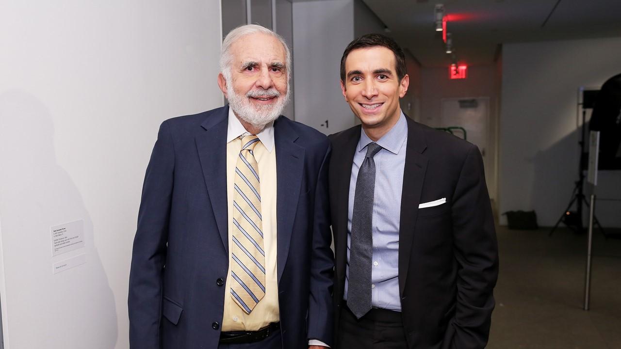 Carl Icahn and Andrew Ross Sorkin