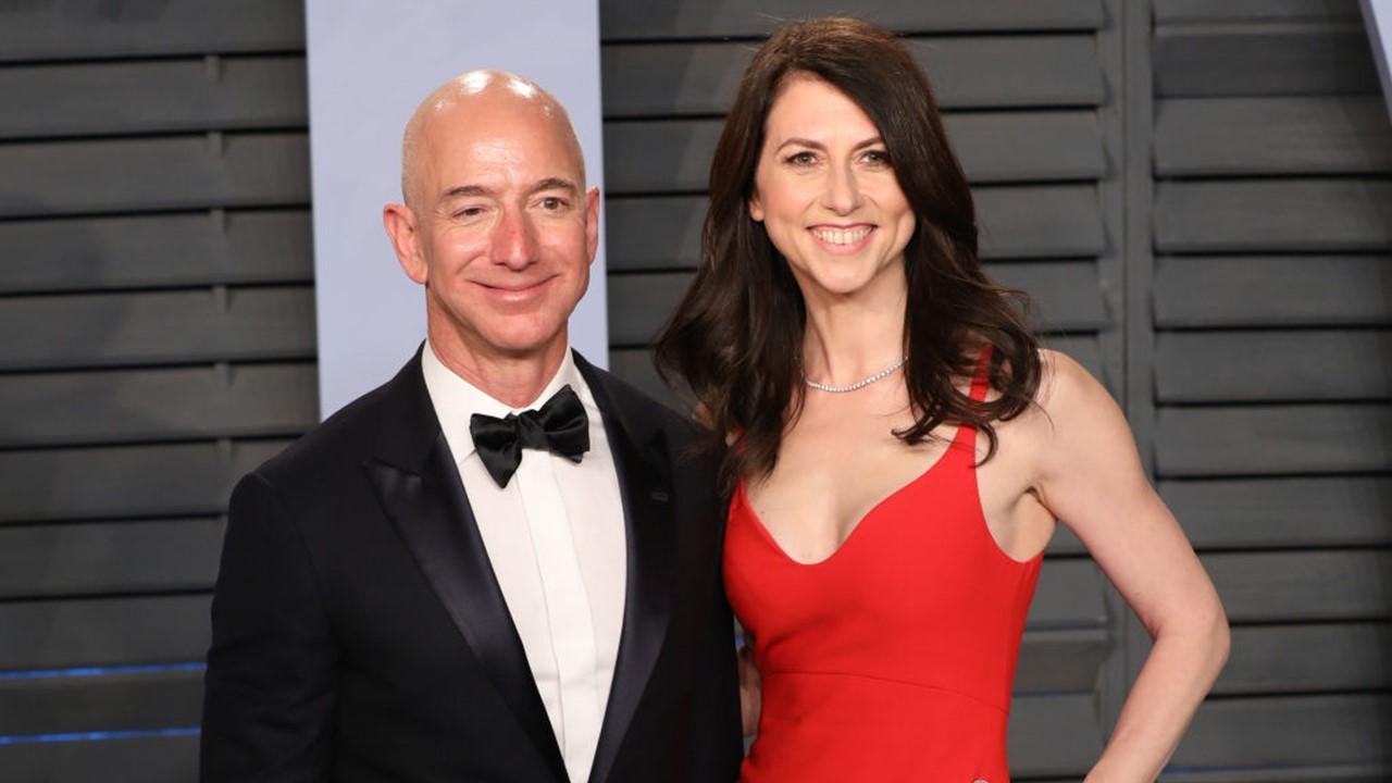 Jeff Bezos et MacKenzie Scott