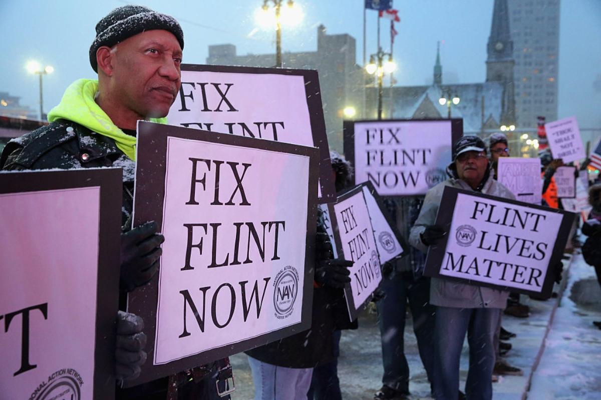 Flint protest