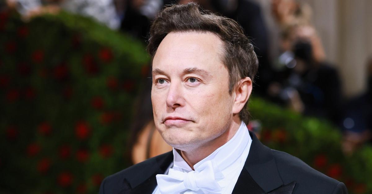 Elon Musk attending 2022 Met Gala