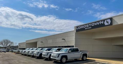 Lordstown factory and trucks
