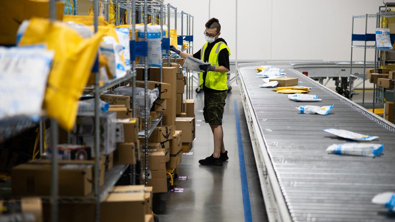 Amazon warehouse worker