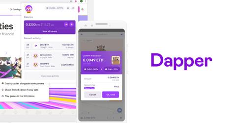 Dapper Labs app and screenshot