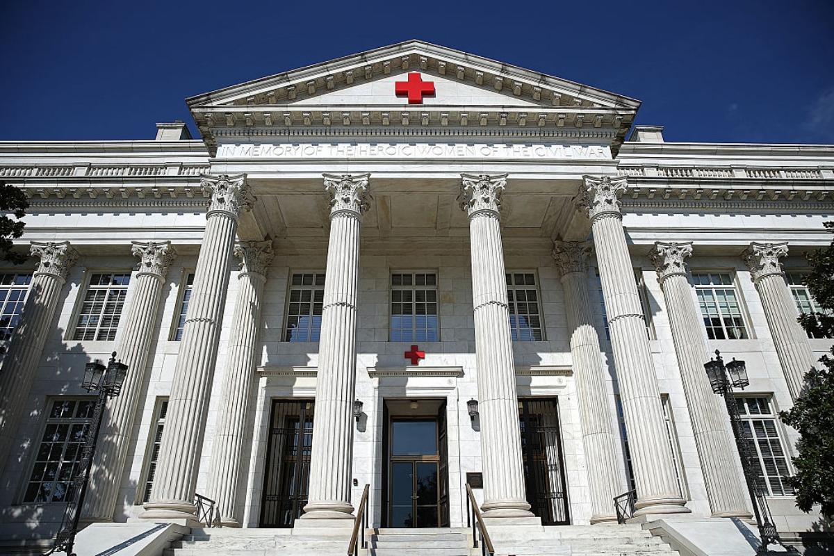 A Red Cross building in Washington, D.C., in 2015