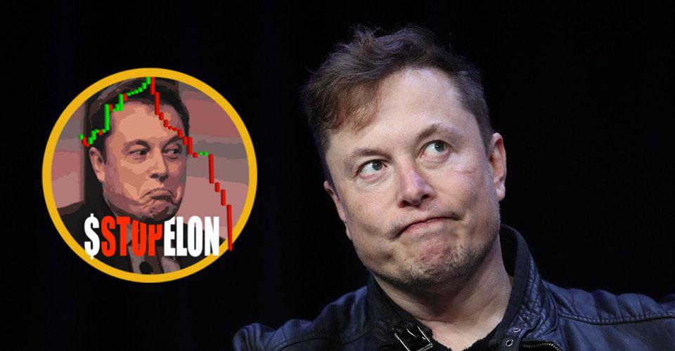 StopElon image and Elon Musk