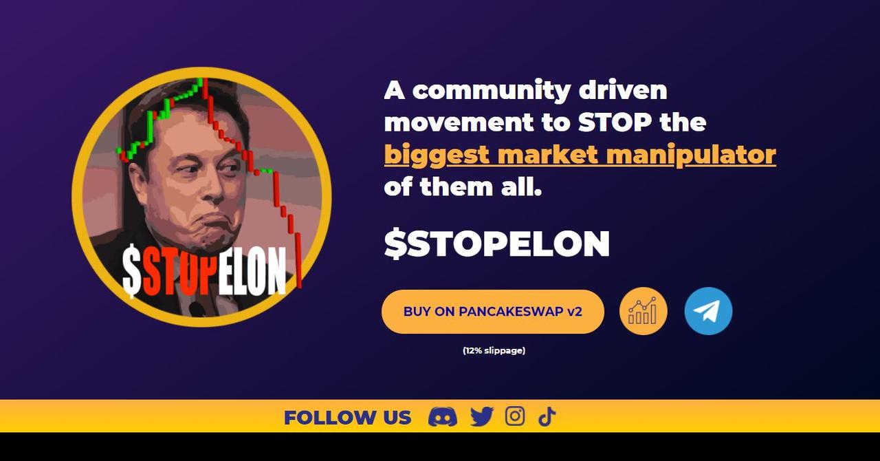 stopelon crypto coin