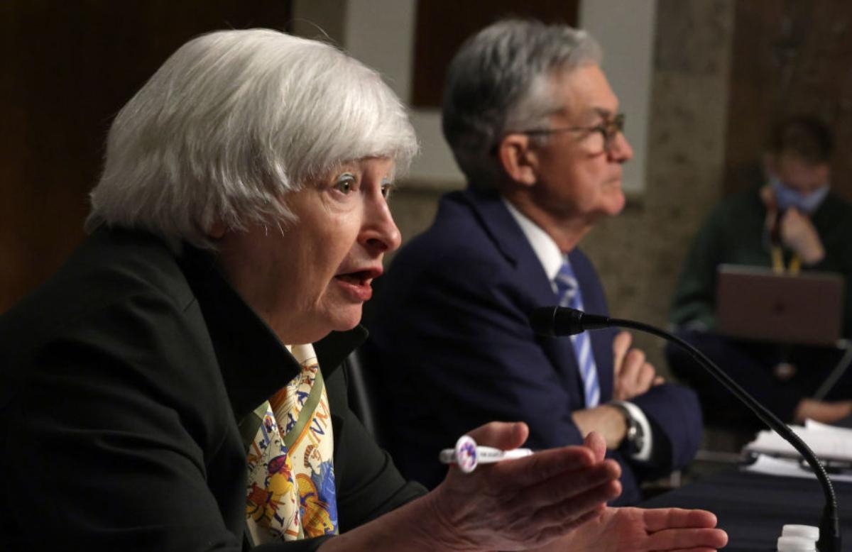 Janet Yellen and Jerome Powell