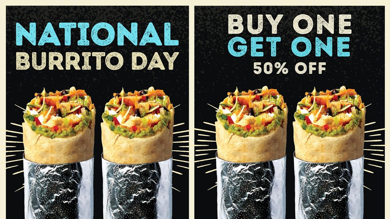 Moe's Southwest Grill burrito deal