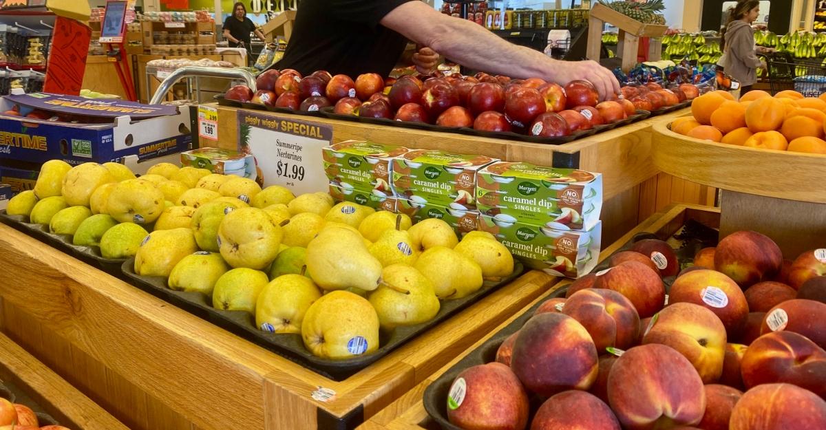 fruit at grocery store