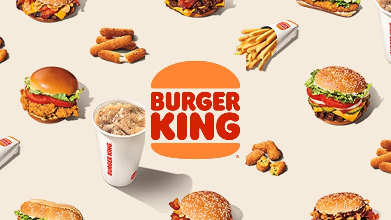 Burger King food and logo