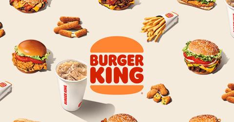 Burger King food and logo