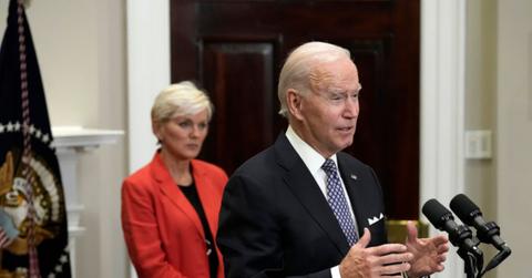President Biden discussing a windfall tax