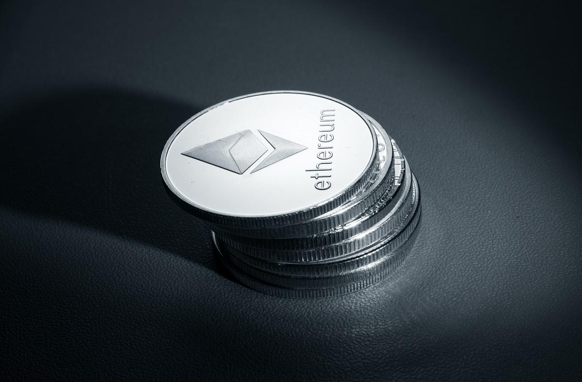 Stack of Ethereum tokens