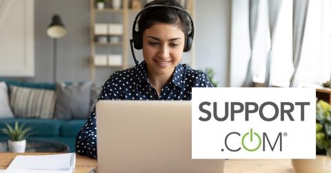 A woman using Laptop