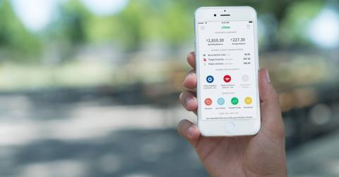 Chime app on a smartphone
