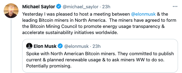 michael saylor bitcoin mining council