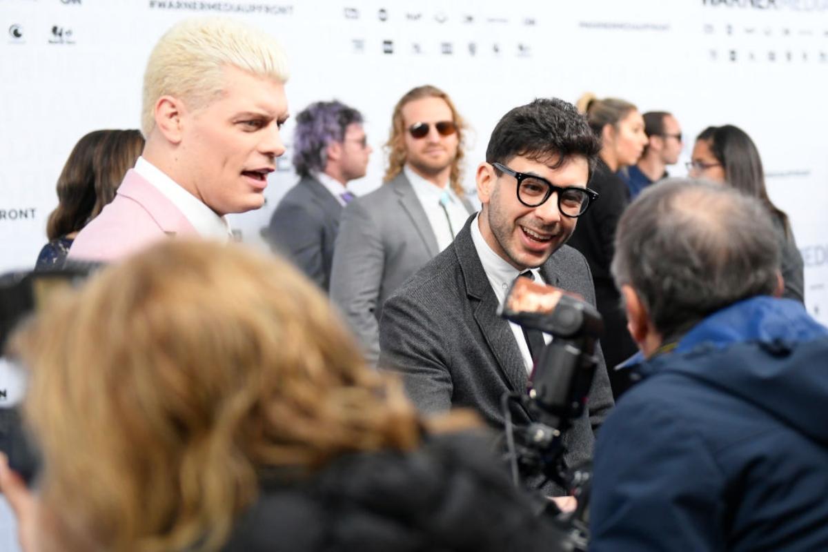 Cody Rhodes, wrestler for AEW, and Tony Khan, AEW's CEO and founder