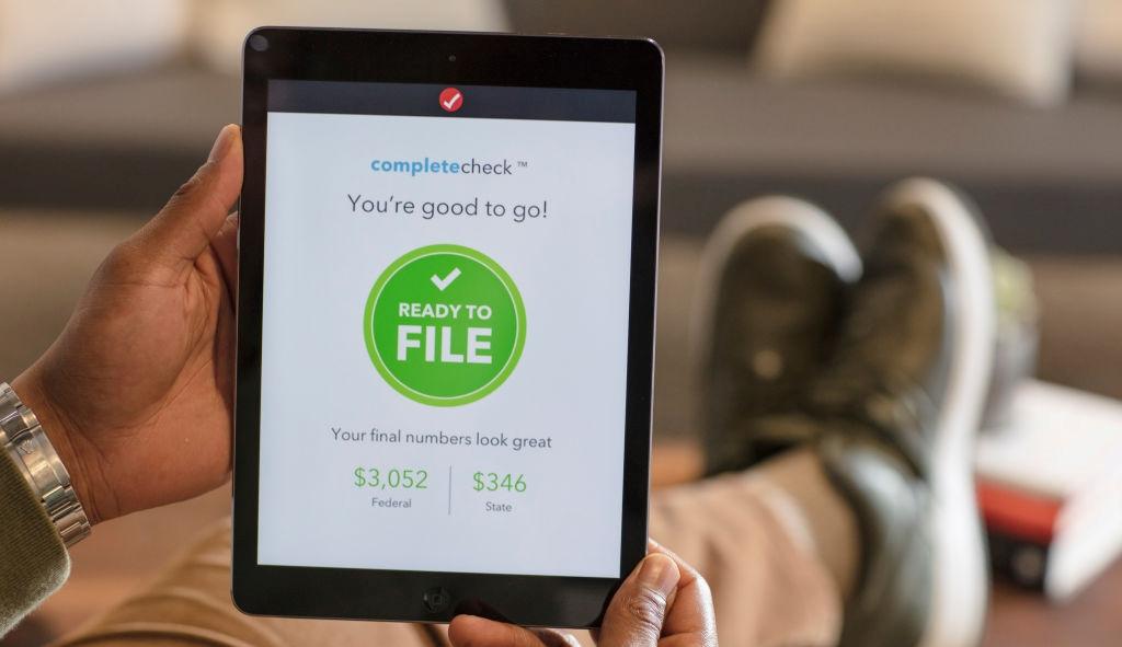 Intuit TurboTax on an ipad