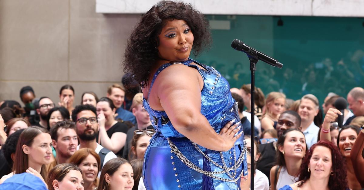 Lizzo performs on NBC's 'Today' at Rockefeller Plaza on July 15, 2022.