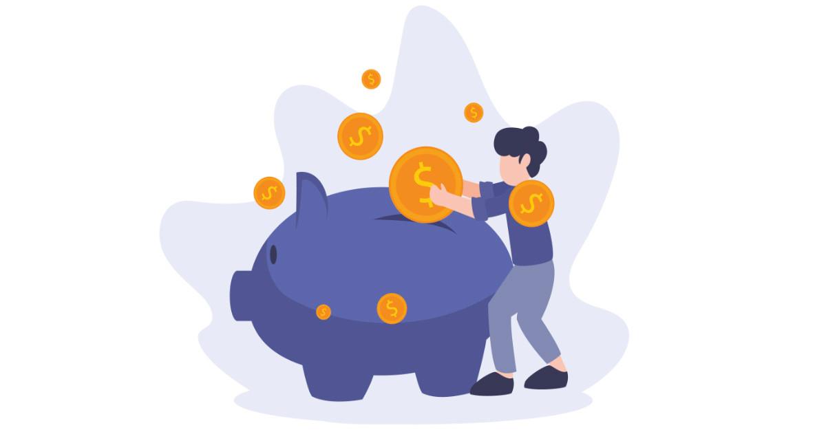 piggy bank illustration