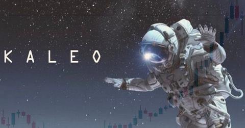 Kaleo logo and an astronaut