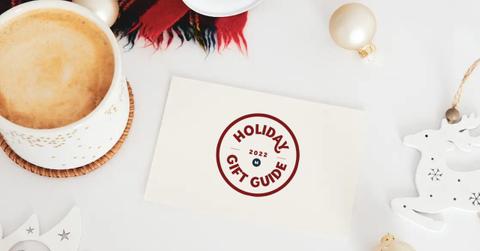 A Christmas card envelope